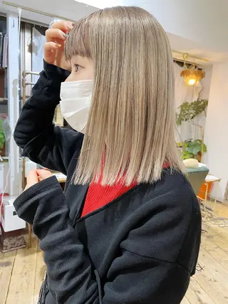 ミディアム カラー La  SHE's 天王寺店所属・マルヤマ リナのマツエク・マツパデザイン