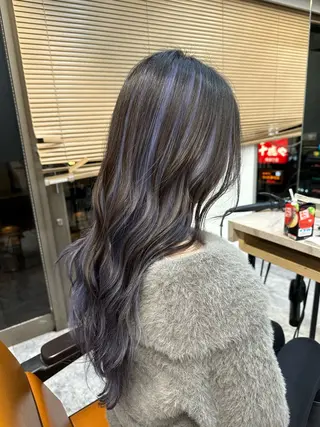 ロング カラー ケアブリーチ特化✨/ 艶カラー/エクステのヘアスタイル