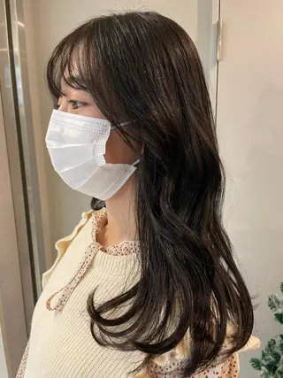 ロング カラー ヘアアレンジ AO hair studio所属・minami ♡のヘアスタイル
