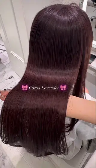 ロング カラー ParveMix🎀 稲垣詞葉のヘアスタイル