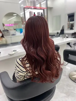 ロング カラー パーマ ヘアアレンジ メンズ ダブルカラー特化💖 韓国ヘア💖りくのヘアスタイル