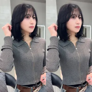 セミロング カラー ✨髪質改善特化✨副 店長椎葉信乃介のヘアスタイル