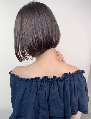 ショート カラー ヘアアレンジ 女性が憧れる ショート/角田愛和のヘアスタイル