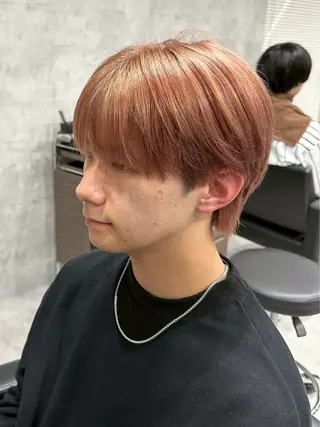 カラー メンズ 青木 真裟斗のヘアスタイル