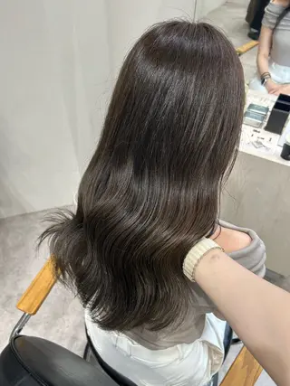 セミロング カラー ヘアアレンジ ボブ /ニュアンス/ satomi🧸💖のヘアスタイル