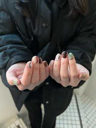 ネイル 【韓国ヘア・ネイル】 HINATA🍒のネイルデザイン