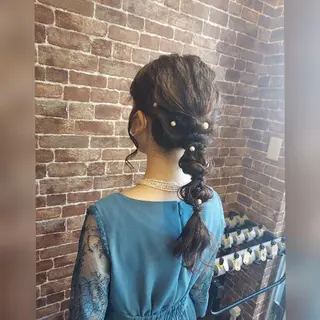 ヘアアレンジ あかね☆ヘアアレンジ /ボブ/縮毛矯正のヘアスタイル