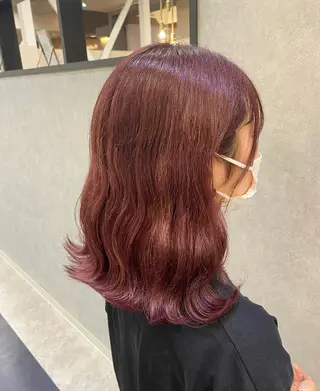 セミロング カラー Becky Lash 小倉店所属・アイブロウWAX 🌷モデル募集中🌷のマツエク・マツパデザイン