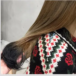 ロング カラー muku所属・レディースカット モデル/ayunaのヘアスタイル