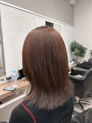 ミディアム ボブ/透明感カラー/ 髪質改善/🌙/ルナのヘアスタイル