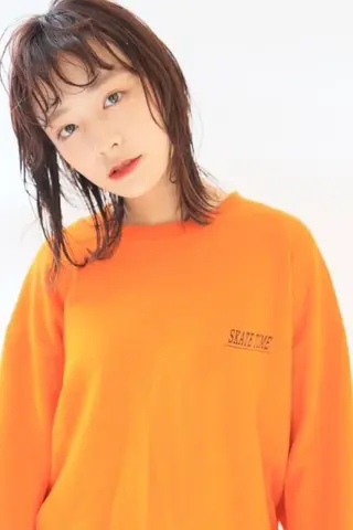 ミディアム ba-boo 広島のヘアスタイル