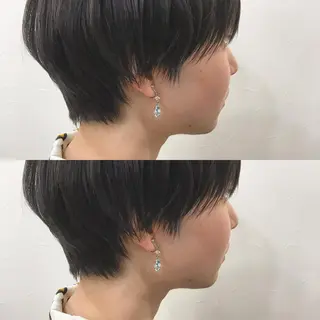 ショート ショートヘア、ボブ こやさん　コヤマのヘアスタイル
