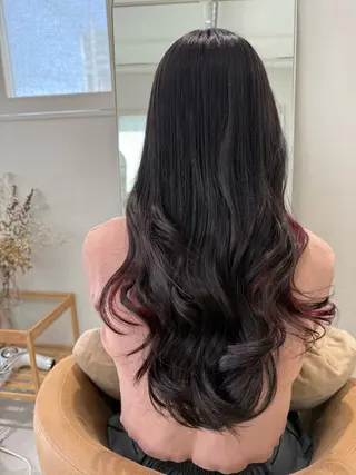 ロング カラー 🌷花屋併設サロン 荘司まゆり🌷のヘアスタイル