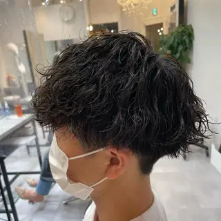 ショート 髪質改善× ハイライト溝江のヘアスタイル