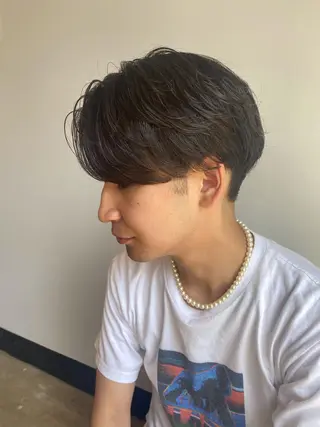 ミディアム カラー パーマ ヘアアレンジ メンズ ☀️Luana☀️ 公式/大通のヘアスタイル