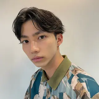 パーマ メンズ 博多No.1 メンズパーマ美容師のヘアスタイル