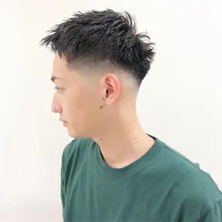 ショート メンズ MATSURI BASE.AWAJIのヘアスタイル