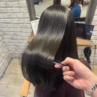 ロング カラー 髪質改善/縮毛矯正 💜COCORO💜のヘアスタイル