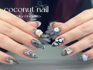 ネイル 神田 ココナッツのネイルデザイン