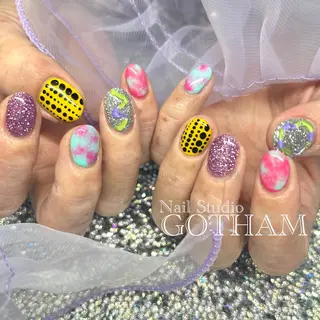 ネイル Nail Studio GOTHAM所属・高円寺駅からすぐ🌈 ネイルGOTHAMのネイルデザイン