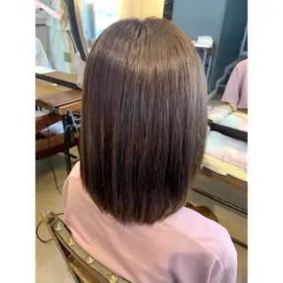 セミロング カラー 佐藤 美紅のヘアスタイル