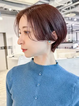 ショート カラー ITbyALBUM 下北沢店のヘアスタイル