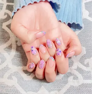 ネイル 🍒当日もOK🍒 𝑳𝑼𝑵𝑨花井のネイルデザイン