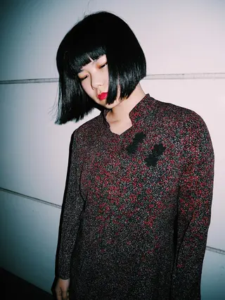 ミディアム レイヤーカット/ パーマ/鎌田実奈歩のヘアスタイル