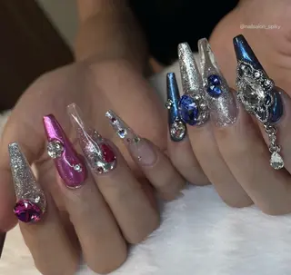 ネイル Spiky とうげ ふうかのネイルデザイン