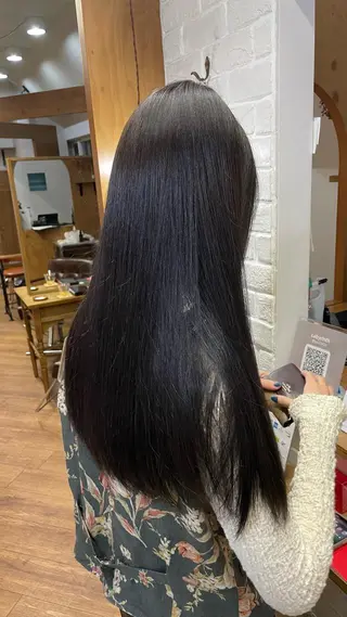 ロング カラー パーマ salowin神戸三宮suite所属・工藤 貫多のヘアスタイル