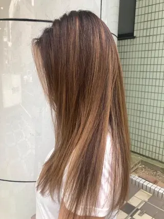 ロング カラー 千葉 洋平のヘアスタイル