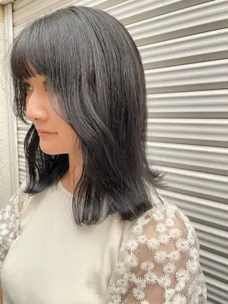 ミディアム sica所属・スタイル撮影 モデル募集momoのヘアスタイル