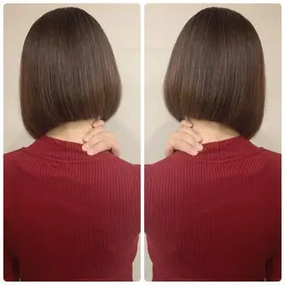 ショート カラー 京都大人女性ショート 徒歩1分/秋山のヘアスタイル