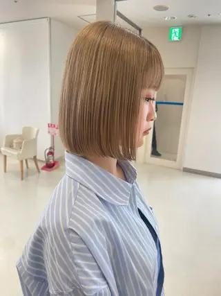 ミディアム カラー 🍒KIKUCHI KANAE🍒のヘアスタイル