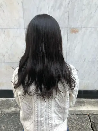 ロング 安永 将悟のヘアスタイル