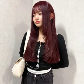 ロング カラー 🎀ミルクティー/暖 色×レイヤー/マリアのヘアスタイル