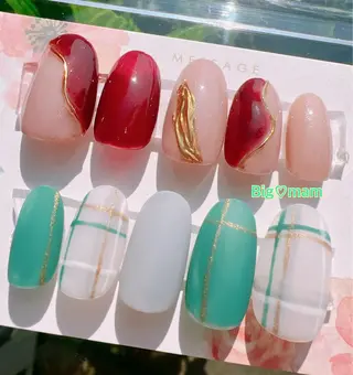 ネイル Big♡mam所属・Big♡mam （MAMI）のネイルデザイン
