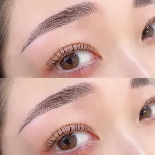 アイブロウ 十文字 りょうのマツエク・マツパデザイン