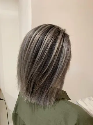 ミディアム カラー 店長担当🌟 矢吹ガブリエル🌟のヘアスタイル