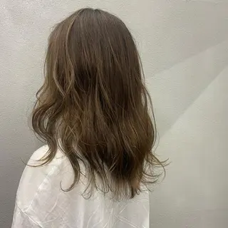 セミロング カラー N/デザインカラー 🌿ナギのヘアスタイル