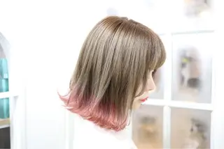 ミディアム カラー ✨池袋ブリーチ特化 Hibiki✨のヘアスタイル