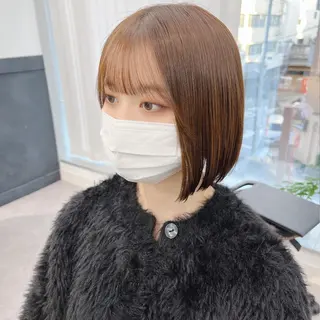 ショート カラー パーマ ヘアアレンジ メンズ キッズ ネイル マツエク・マツパ アイブロウ 横浜Bob美容師🤎 ERINAのヘアスタイル