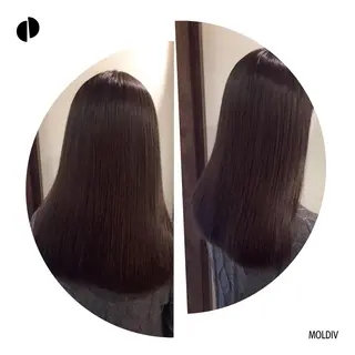 ミディアム セミロング カラー ✨縮毛矯正✨髪質改善 ナカシマ ユミのヘアスタイル