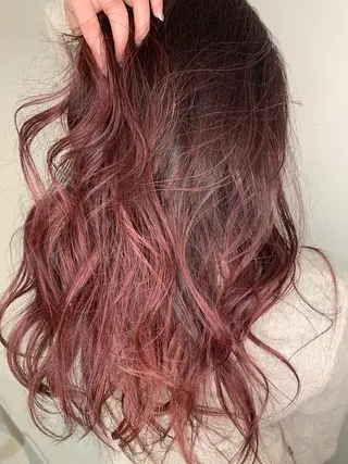 ロング カラー エクステ KAZUMAのヘアスタイル