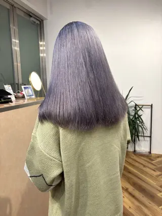 ロング カラー lani hair salon所属・SHOTO ハイトー ン/デザインカラーのヘアスタイル