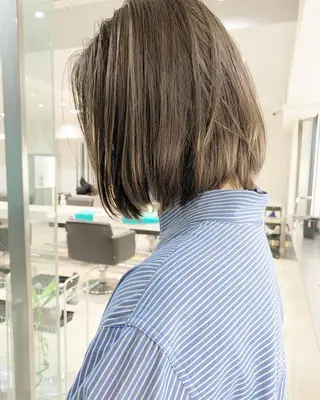 ミディアム カラー ヘアアレンジ 🌿ショート🌿 パーマ🌿淳平のヘアスタイル
