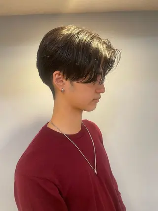 ショート メンズ フリーランスシェアサロンルレイル所属・心斎橋/メンズ /ルレイル/地形真希のヘアスタイル