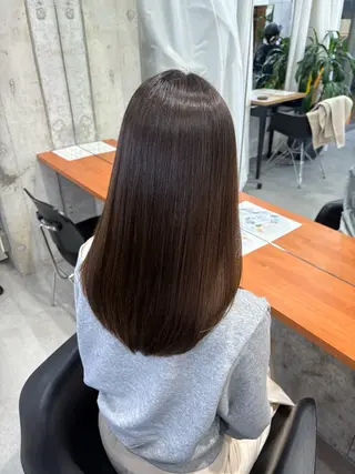 ロング 髪質改善／縮毛矯正 関根青葉のヘアスタイル