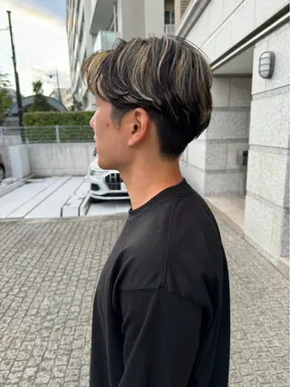 ショート カラー メンズ 無料縮毛矯正モデル 募集中/TAIYOUのヘアスタイル