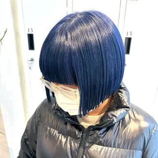 ショート カラー デザインカラー/パー マ🦖外岡咲希🦖のヘアスタイル